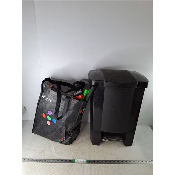 *Garbage Bin, Ladder Ball Game Pieces As Is, Pickup Only