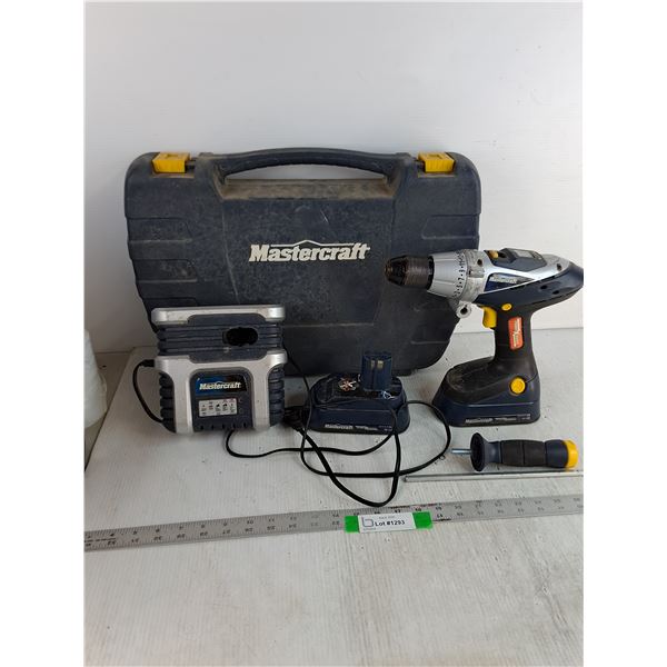 Mastercraft Cordless Drill Kit (Tested And Working)