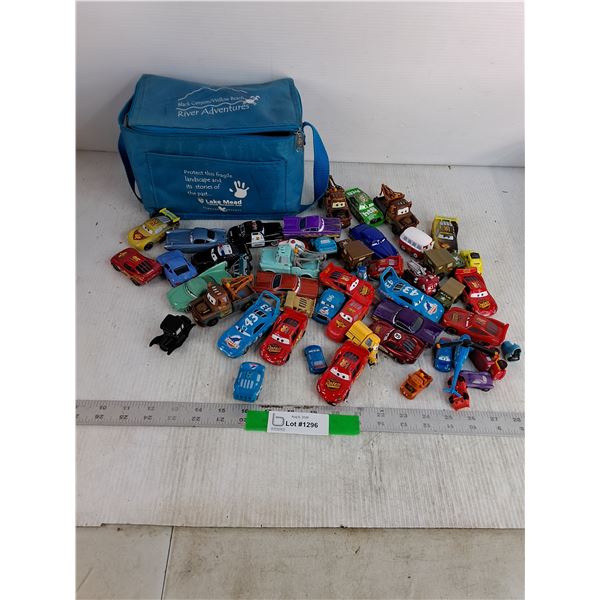Variety of Small Toy Cars & Lake Mead Bag