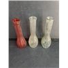 Image 4 : Various Glassware, Mostly Vases, Tallest Is 10"