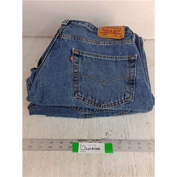 (3) Levi's, Red Head Brand, Work King Pants (All 34x32)