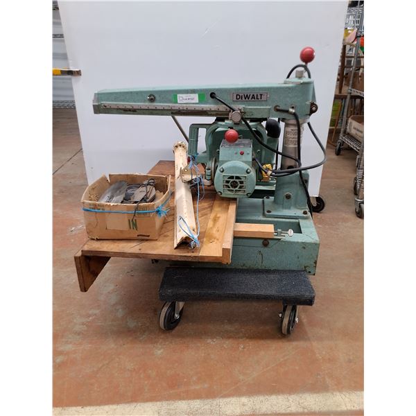 * Dewalt Radial Arm Saw - Working - Dolly Not Included