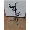 Image 1 : ** Metal Spiral Wrought Iron Plant Holder, Pickup Only