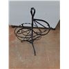 Image 3 : ** Metal Spiral Wrought Iron Plant Holder, Pickup Only