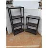 Image 1 : * (2) Plastic Shelving Unit 52" & 36" Heights, Pickup Only