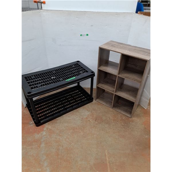 * Shelving Unit and Cube Storage Unit, Pickup Only