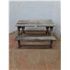 Image 1 : ** Wooden Kids Picnic Table, Pickup Only