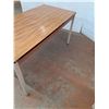 Image 5 : * Wooden Top, Metal Frame Table (60x30x30), Pickup Only