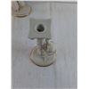 Image 2 : (2) Fine Porcelain Candlestick Decoration (10")