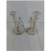 Image 5 : (2) Fine Porcelain Candlestick Decoration (10")