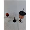 Image 4 : Various Glass, Metal, & Plastic Wine Glasses