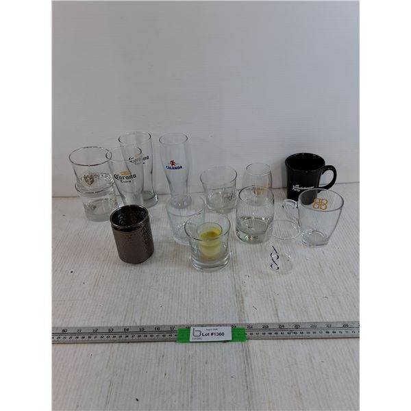 Various Glasses & Mugs