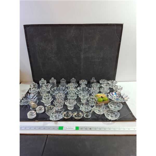 Large Assortment Of Candle Holders