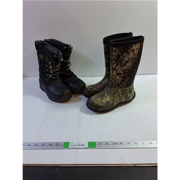 Youth Kodiak Size 4 Boots, Youth BOGS Size 6 Boots