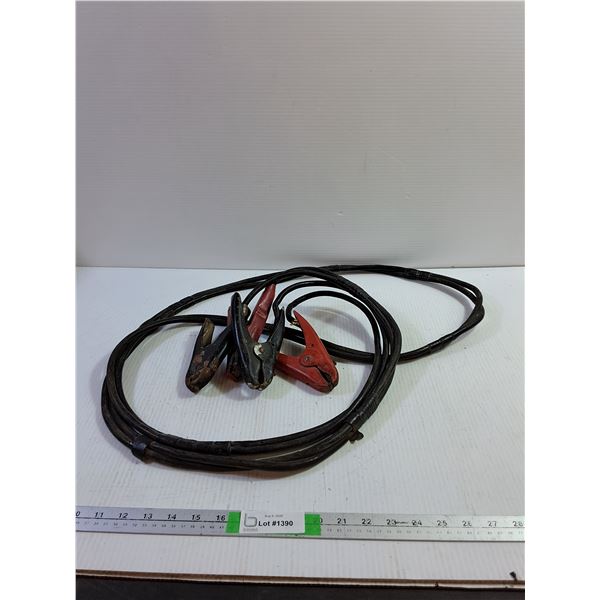 12' Booster Cables, As Is
