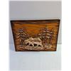 Image 2 : "Bear" Wall Hanging - 16" x 12", "Blacksmith" Wall Hanging 14" x 11.5"