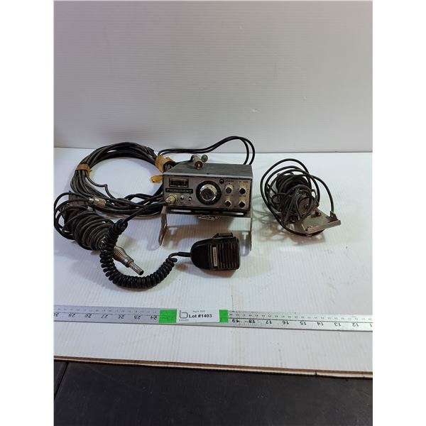 "Prominent" CB Radio With Cables. As Is