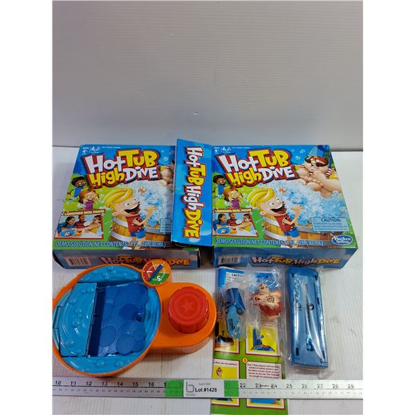(2) Hot Tub High Dive Toy Set