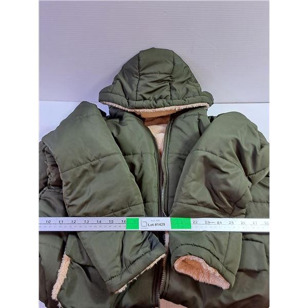 Men's Lined Winter Jacket-XL