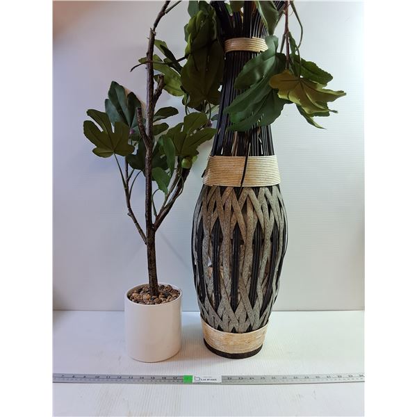 *Decorative Plant and Vase, Pickup Only