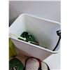 Image 6 : Plastic Stepping Stool, Plastic Container, Knee Pads, Misc, Pickup Only
