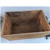 Image 3 : Upward Wall Mount Light Fixtures & Wooden Crate 19" x 12" x 11", Pickup Only