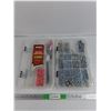 Image 1 : Assorted Hardware & (2) Hardware Organizers