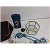 Image 5 : Beaded Earrings & Necklaces, Degree Deodorant, Jewelry Box & Pontual Bag