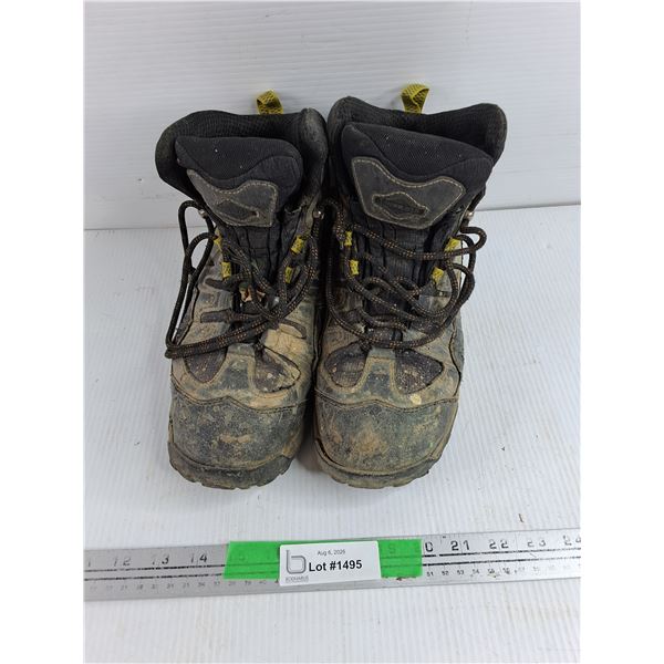 Steel Toe Work Boots - Size 10