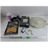 Image 1 : HDMI Wall Plate Extender, Ceiling Light Fixture, Laptop Charger, Cup, Misc