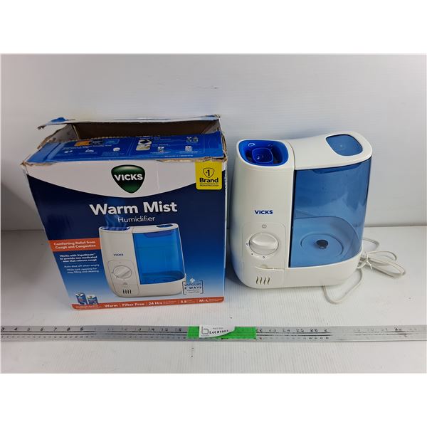 Vicks Warm Mist Humidifier - Powers On, As Is