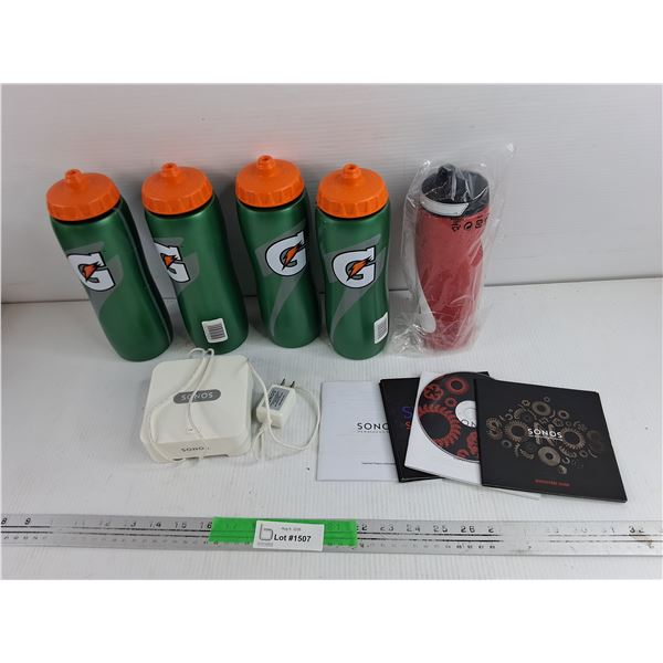 Sonos Wifi Router - As Is, Gatorade & Nike Bottles