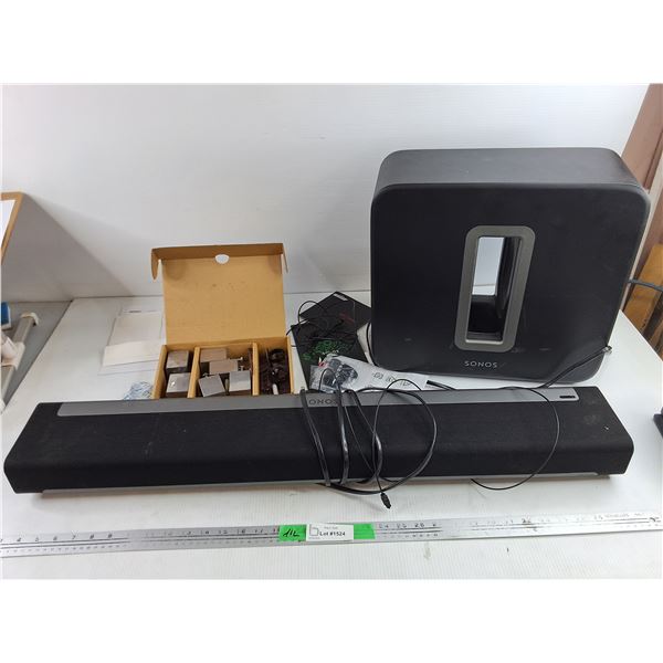Sonos Subwoofer and Speaker - Powers On, As Is, Pickup Preferred