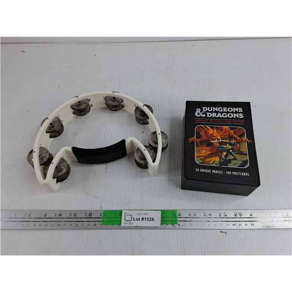 Dungeon & Dragons 50 Unique Images & 100 Postcards, Tambourine