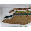 Image 2 : Baby Cover, Wooden Stick, Beaded Suede Bag, Frames Embroidery Art
