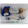 Image 1 : Plastic Bins, Screws, Bolts, Nails, Assorted Hardware