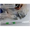 Image 5 : Plastic Bins, Screws, Bolts, Nails, Assorted Hardware