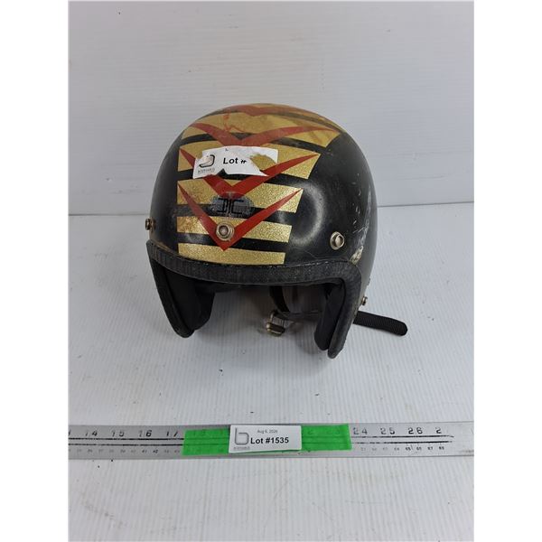 Vintage Motorcycle Helmet - Size M