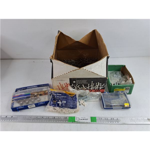 Dremel Accessories, Spacers, Bolts & Nuts, Nails, Pickup Only