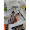 Image 5 : Angled Drill Guide, Stapler, Milwaukee Screwdriver,  Folding Multi-Tool