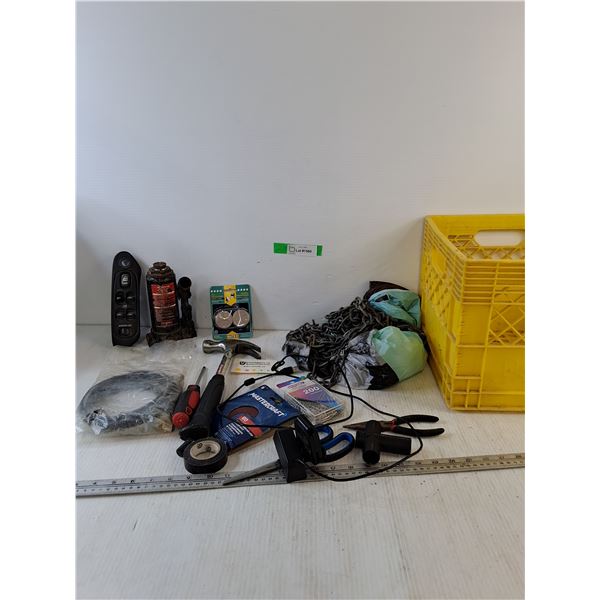 Hammer, Sanding Discs, Scissors, Paper Clips, Misc No Shipping