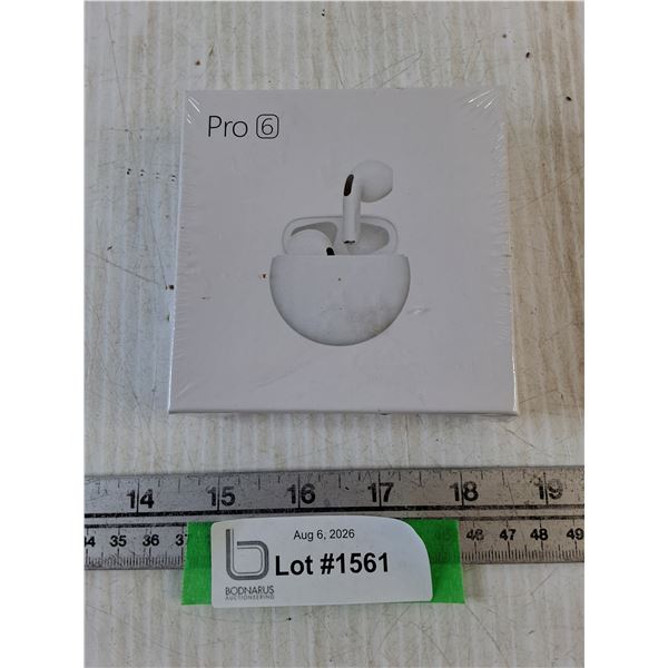 Classy Imports Air Pro 6 Wireless Bluetooth Earphones Sealed