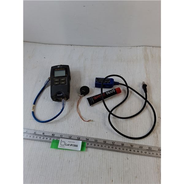 VDV Multimedia Device, Spirit Halloween Vampire Blood, Pinpoint Camera Adapter All Untested