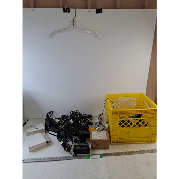 Assorted Power Supplies, Pipe Pull Elbows, Misc No Shipping