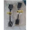 Image 5 : Various HDMI Electrical Cables, Connectors, w/ Plastic Tote
