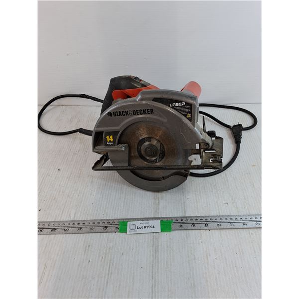 Black&Decker Circular Saw - 14 Amps - Tested - Working