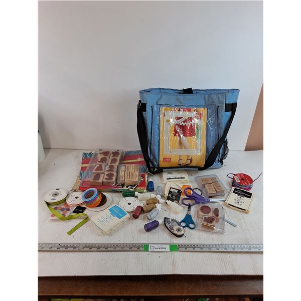 Stampin' Up! Childrens Craft Bag W/  Accessories