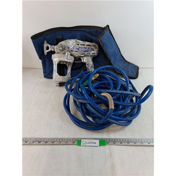 Graco TrueCoat 360DSP True Airless Paint Sprayer w/ Bag & Campbell Hausfeld 300PSI Air Pressure Hose