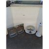 Image 1 : **(2) Sinks, Ceramic and Stainless Untested No Shipping