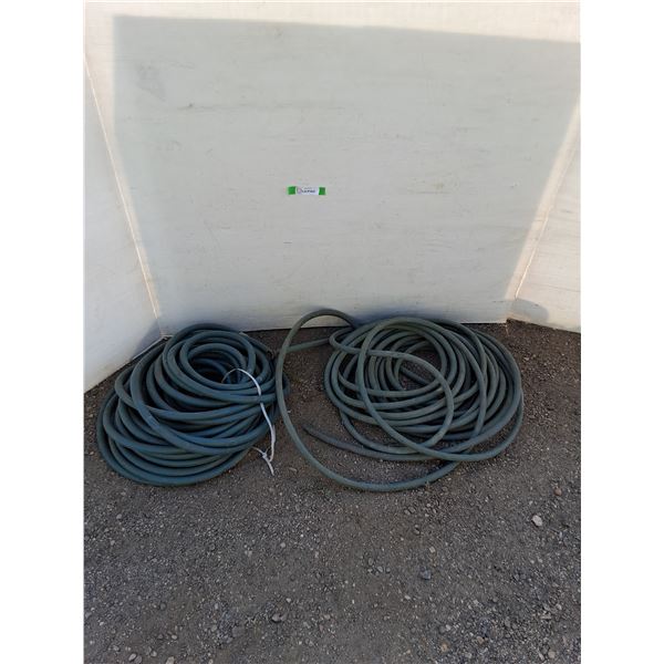**(2) Green Garden Hoses As-Is No Shipping